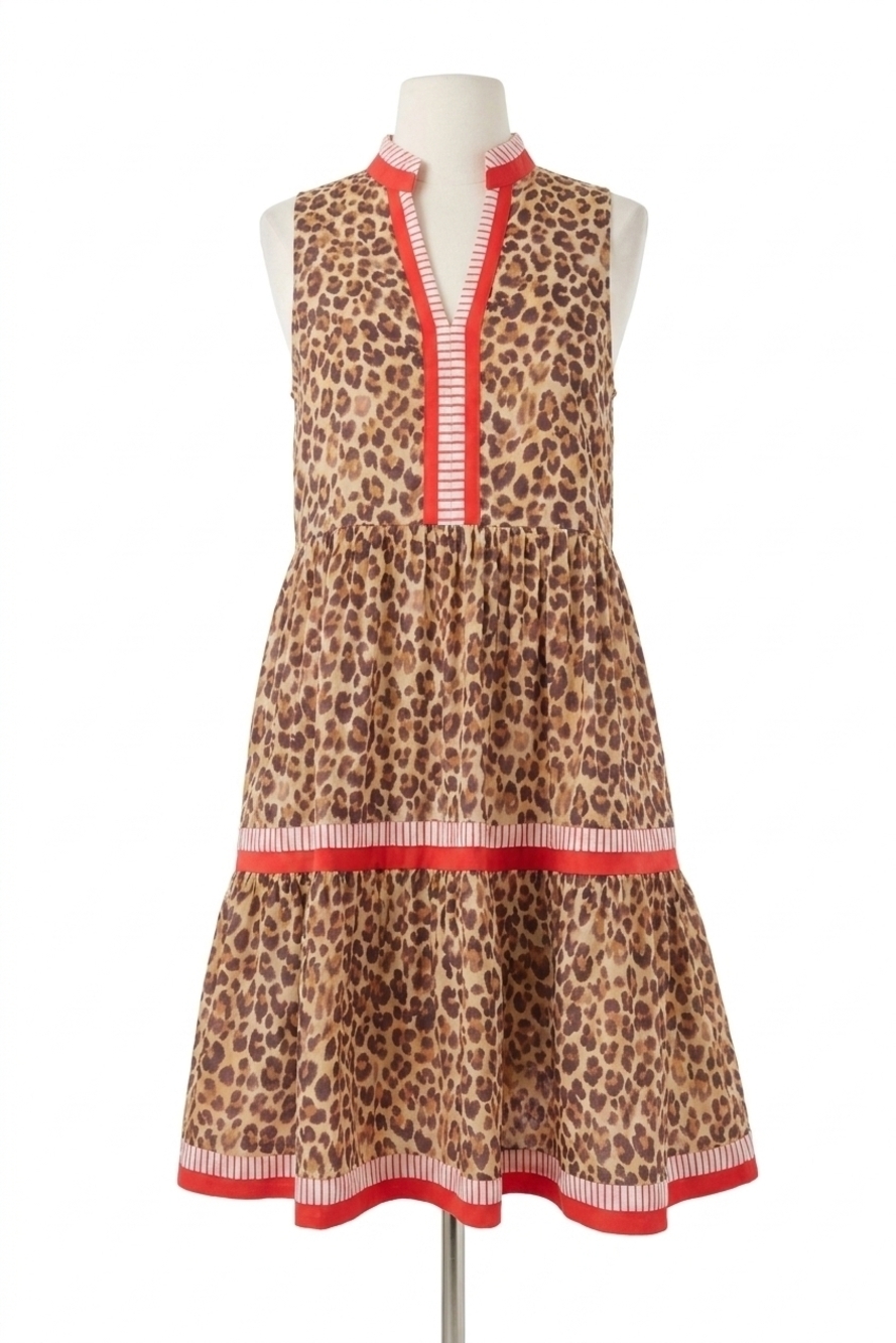 NEW ENTRO suri mini dress in beige